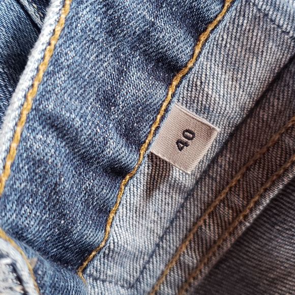 CITIZENS OF HUMANITY Sid Regular Straight Fit Mens Jeans sz 40 Distressed Denim - Picture 10 of 15